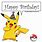 Pikachu Happy Birthday Images