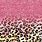 Pink Glitter Cheetah Print