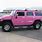 Pink Hummer Car