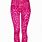 Pink Leopard Print Yoga Pants