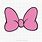 Pink Minnie Bow