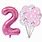 Pink Number 2 Balloon