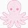 Pink Octopus Clip Art