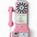 Pink Wall Phone