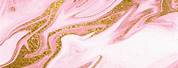 Pink and Gold Marble Background Horizontal Wallpaper