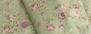 Pink and Green Floral Cotton Fabric