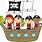 Pirate Party Clip Art