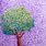 Pointillism Art Trees