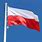 Polish Flag Flying