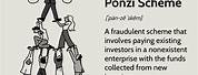 Ponzi Scheme Definition