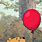 Pooh Bear Red Balloon