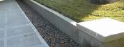 Poured Retaining Wall