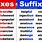 Prefix vs Suffix