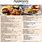 Printable Applebee's Menu PDF