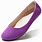 Purple Flat Shoes for Women