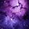 Purple Galaxy iPad Wallpaper