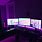 Purple Gaming Desk