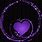 Purple Glitter Heart Animated