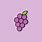 Purple Grapes Drawing