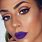 Purple Lipstick Makeup