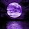Purple Moon Over Water