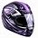 Purple Motorcycle Helmet