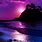 Purple Ocean Background