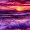 Purple Sunset Aesthetic Laptop Wallpaper