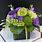Purple and Green Flower Arrangements