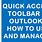 Quick Access Toolbar in Outlook