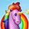 Rainbow Colored Unicorn