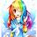 Rainbow Dash Anime Girl