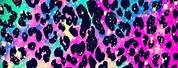 Rainbow Glitter Cheetah Print Wallpaper
