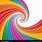 Rainbow Swirl Art