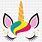 Rainbow Unicorn SVG