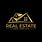 Real Estate Logo Gold PNG
