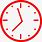 Red Clock Logo