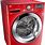 Red Front Load Washing Machine