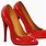 Red High Heel Shoes Clip Art