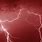 Red Lightning Storm Background