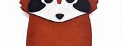 Red Panda Felt Phone Case