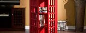 Red Phone Booth Bookcase