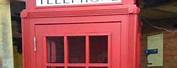Red Telephone Booth Man Cave