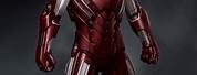 Red and Silver Iron Man Suit
