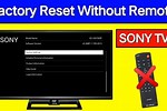 Reset Sony TV