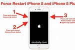 Restart iPhone 8