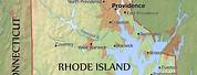 Rhode Island Physical Map