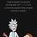 Rick and Morty Sad Quotes