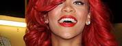 Rihanna Red Hair Weave