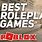 Roleplay Games On Roblox